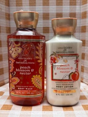 NEW B&BW x Vera Bradley Body Wash and Body Lotion Set Full Size